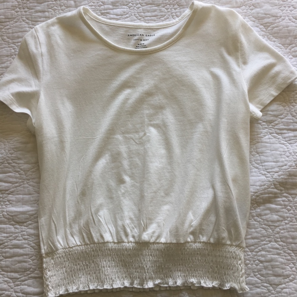White T-shirt American Eagle Size M